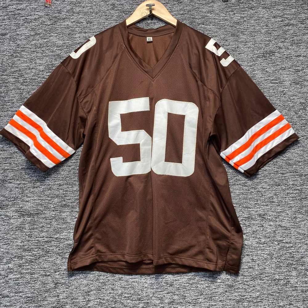 Jacob Phillips Signed Cleveland Browns #50 Mesh Jersey XL Autographed LB LSU
